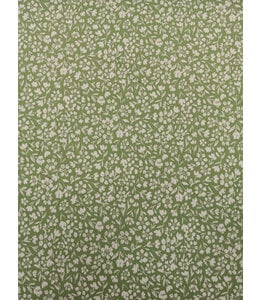 Yard of DTY Brushed, Ditsy Floral Moss Fabric