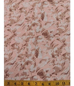 Yard of Annika-Peach Fabric FA15309