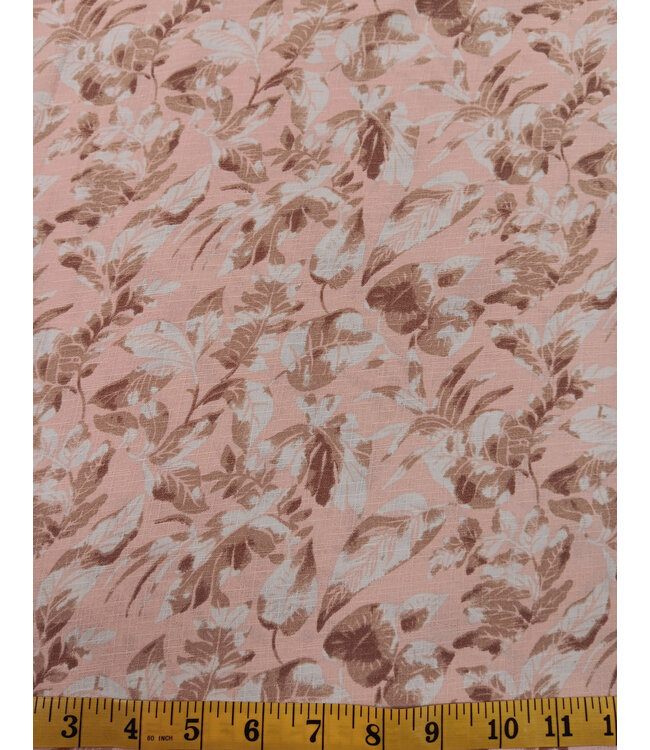 Yard of Annika-Peach Fabric FA15309