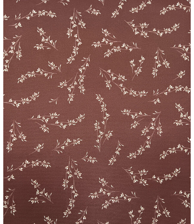 Yard of 96/4 Poly Spandex Horizontal Rib Print Fabric 572517-WN