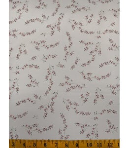 Good's Distribution Yard of 96/4 Poly Spandex Horizontal Rib Print Fabric 572517-WH