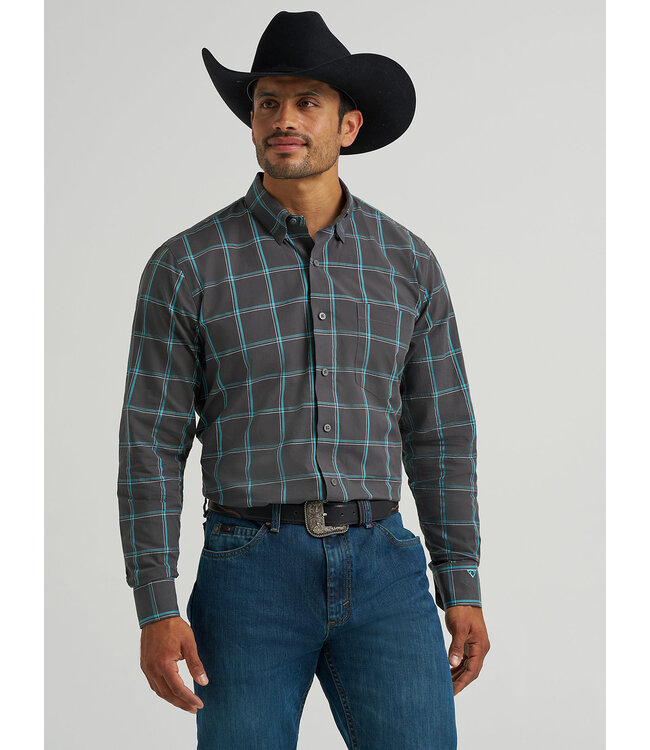 Wrangler Men's Cody Johnson One Pocket Button Down Shirt 112368642
