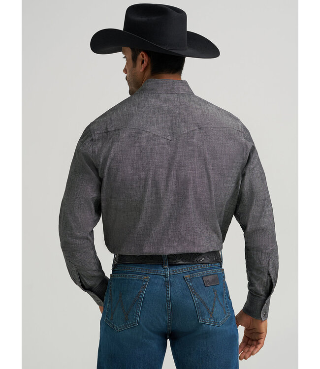 Wrangler Men's Cody Johnson Two Pocket Western Snap Shirt 112368068