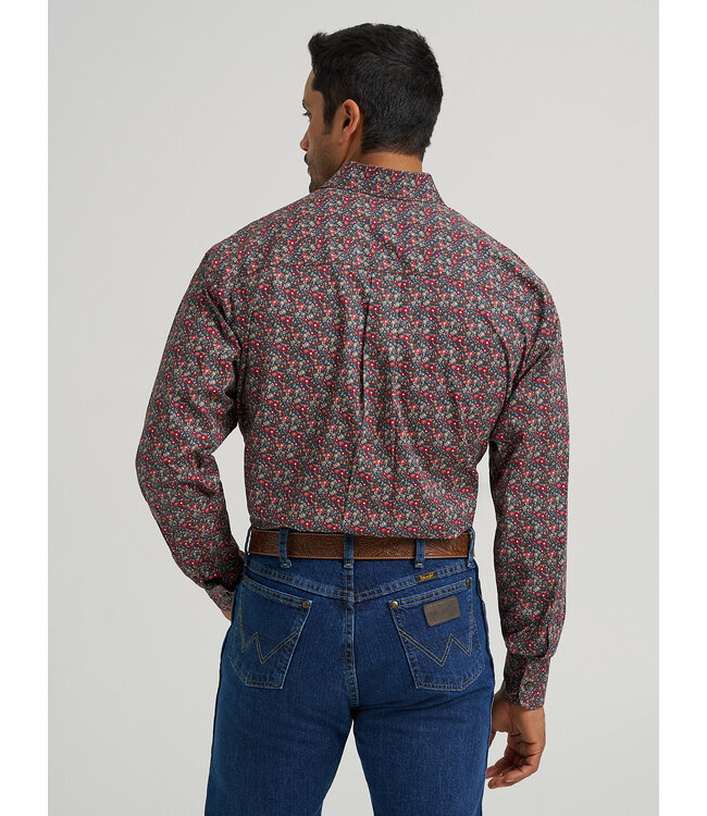 Wrangler Men's George Strait Long-Sleeve Button Down One Pocket Shirt 112368235