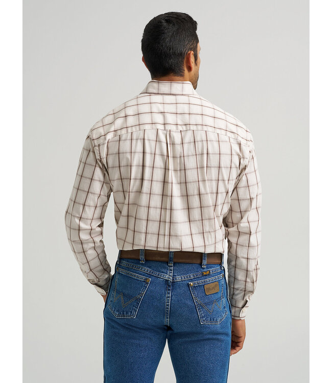 Wrangler Men's George Strait Long-Sleeve Button Down One Pocket Shirt 112368227