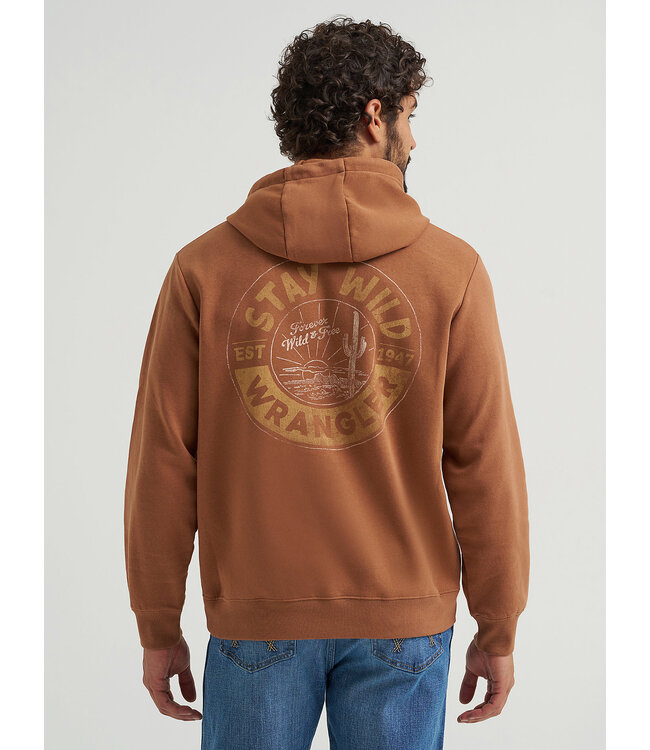 Wrangler Men's Desert Logo Graphic Hoodie 112365701