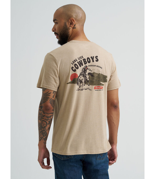 Wrangler Men's Bucking Cowboy Back Graphic T-Shirt 112365668