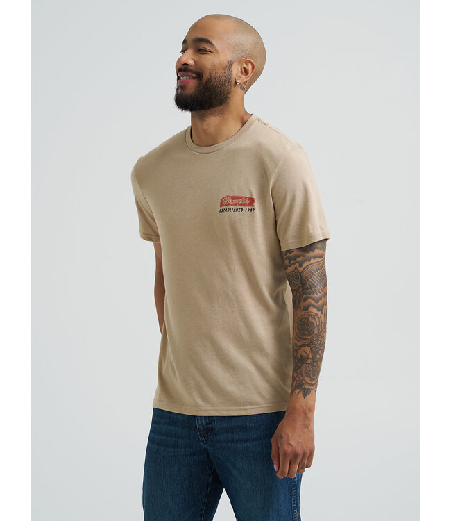 Wrangler Men's Bucking Cowboy Back Graphic T-Shirt 112365668