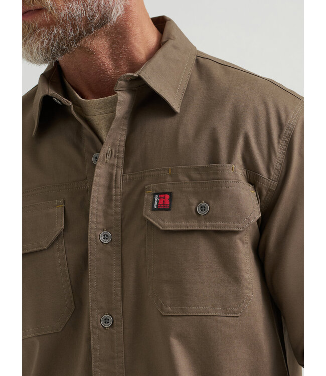 Wrangler Men's Riggs Workwear Ground Cloth Work Shirt 112367215