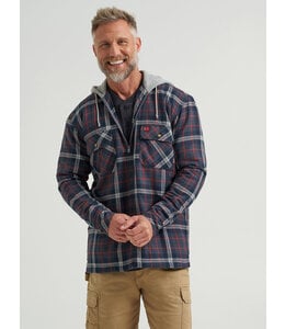 Wrangler Men's Riggs Workwear Hooded Flannel Work Jacket 112366591