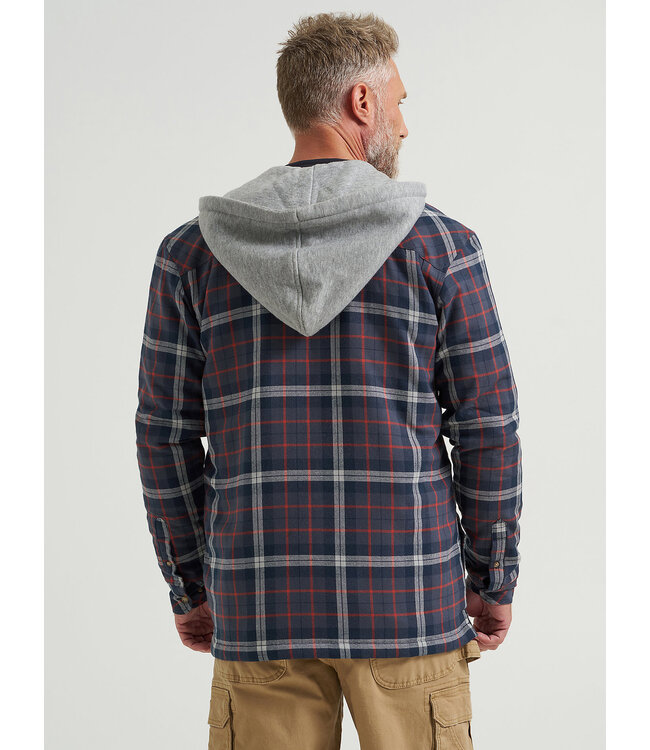 Wrangler Men's Riggs Workwear Hooded Flannel Work Jacket 112366591