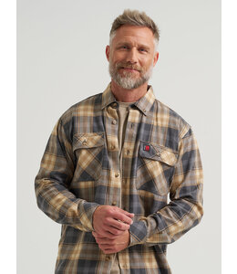 Wrangler Men's Riggs Workwear Flannel Foreman Plaid Work Shirt 112366286