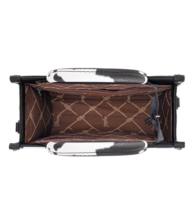 Wrangler Cow Print Concealed Carry Tote/Crossbody WG133-8120S