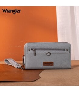 Wrangler Dual Zipper Compartment Large Wallet WG185-W050
