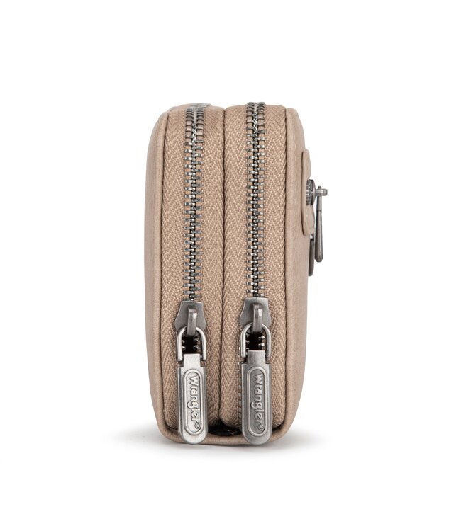 Wrangler Dual Zipper Compartment Large Wallet WG185-W050