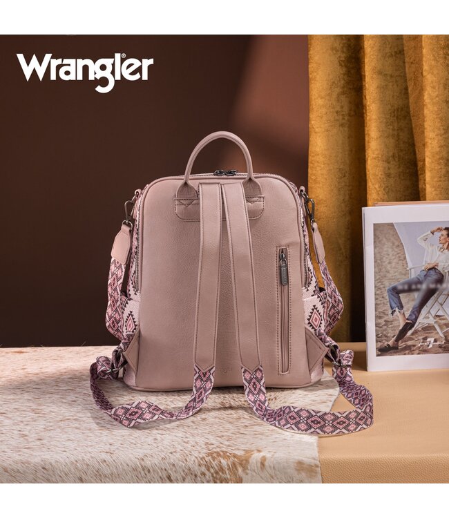Wrangler Aztec Print Backpack/Crossbody WG213-9110