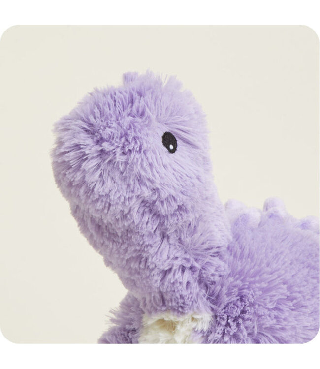 Warmies Purple Long Neck Dinosaur