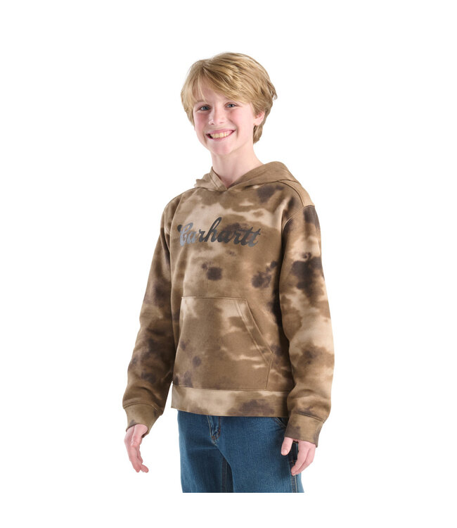 Carhartt Boy's Long-Sleeve Cloud Camo Sweatshirt CA6774