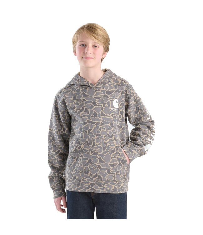 Carhartt Boy's Long-Sleeve Camo Graphic Sweatshirt CA6773