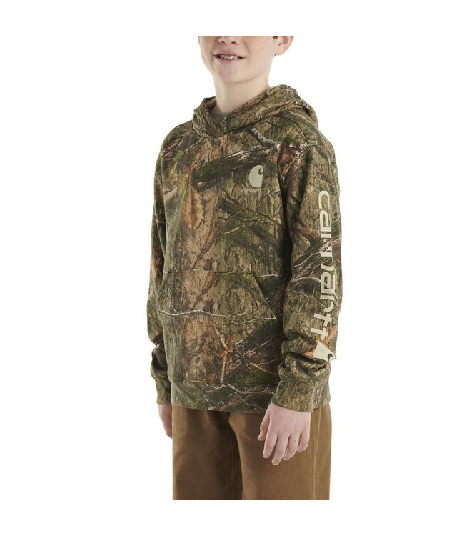 Carhartt Boy's Long-Sleeve Camo Graphic Sweatshirt CA6470