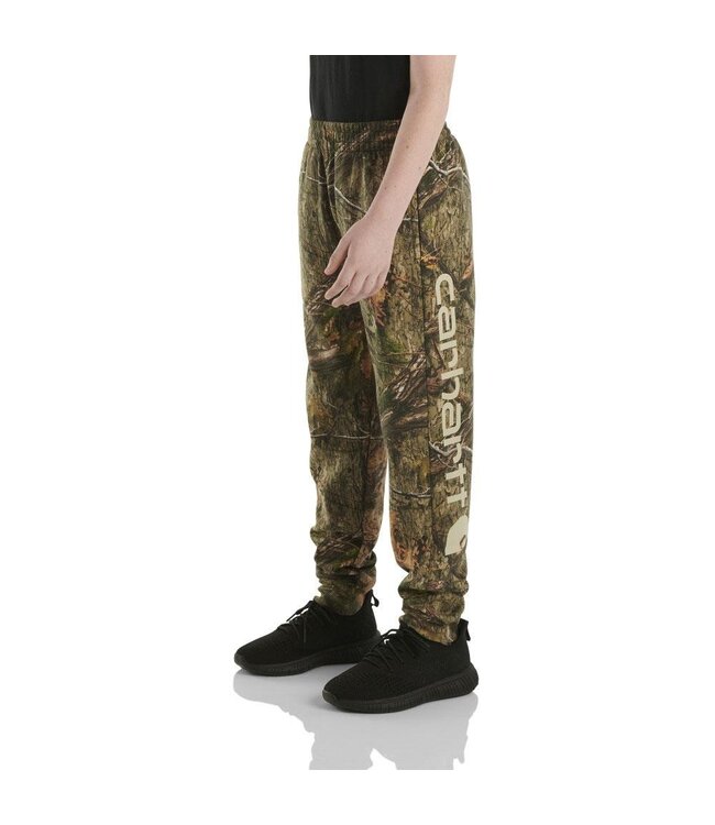 Carhartt Boy's Child Fleece Camo Logo Sweatpant CK8434