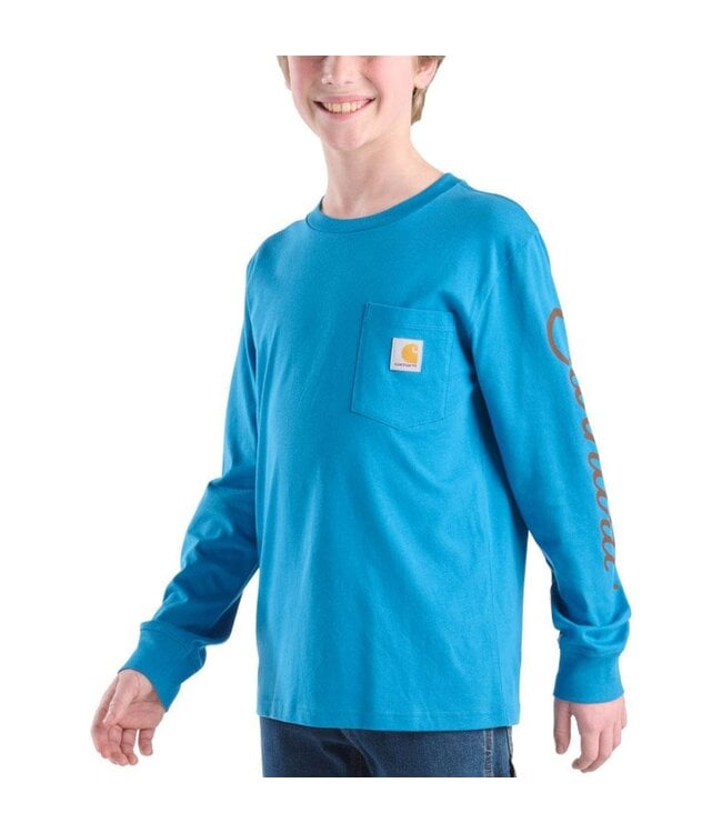 Carhartt Boy's Long-Sleeve Dog Pocket T-Shirt CA6766