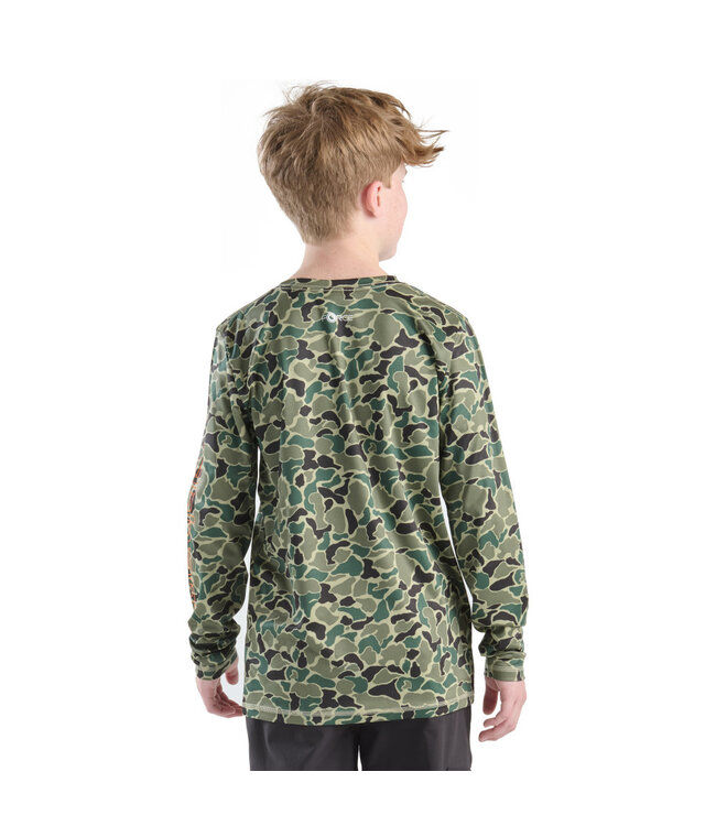 Carhartt Boy's Force Sun Defender Long-Sleeve Camo T-Shirt CA6771
