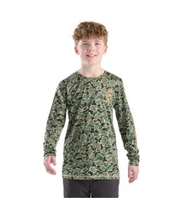 Carhartt Boy's Force Sun Defender Long-Sleeve Camo T-Shirt CA6771