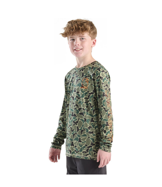 Carhartt Boy's Force Sun Defender Long-Sleeve Camo T-Shirt CA6771