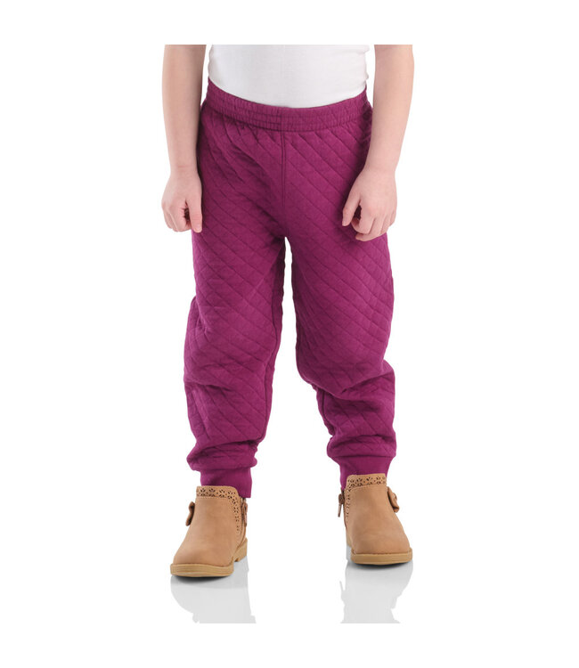 Carhartt Girl's Infant/Toddler Quilted Logo Sweatpant CK9490