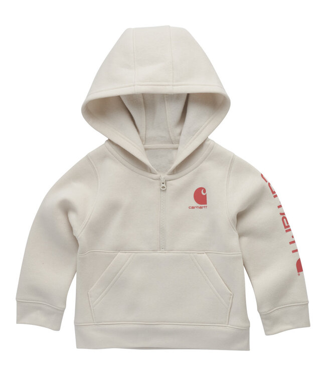 Carhartt Girl's Infant/Toddler Long-Sleeve Half-Zip Sweatshirt CA7150