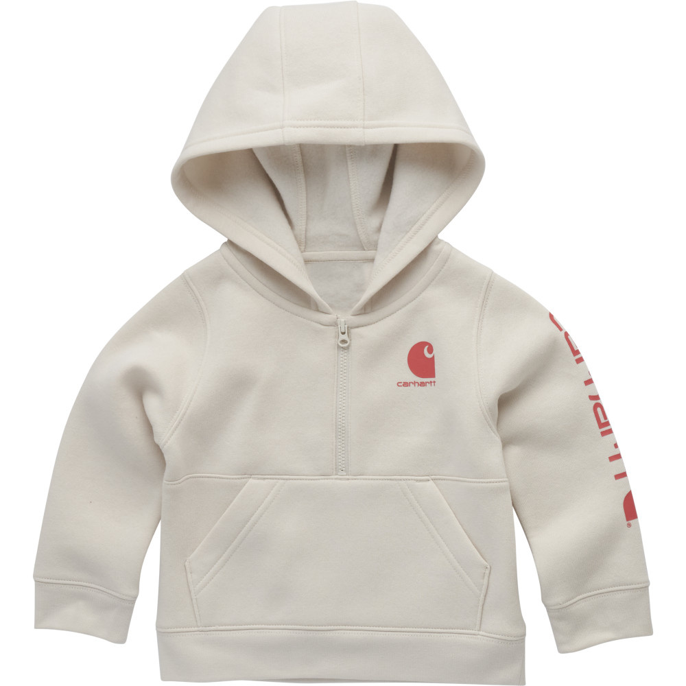 Carhartt Girl's Infant/Toddler Long-Sleeve Half-Zip Sweatshirt
