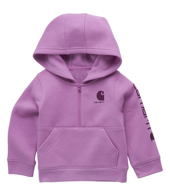 Carhartt Girl's Infant/Toddler Long-Sleeve Half-Zip Sweatshirt CA7150