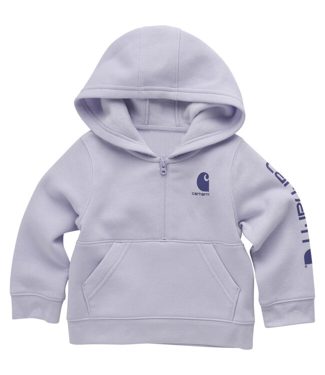 Carhartt Girl's Infant/Toddler Long-Sleeve Half-Zip Sweatshirt CA7150