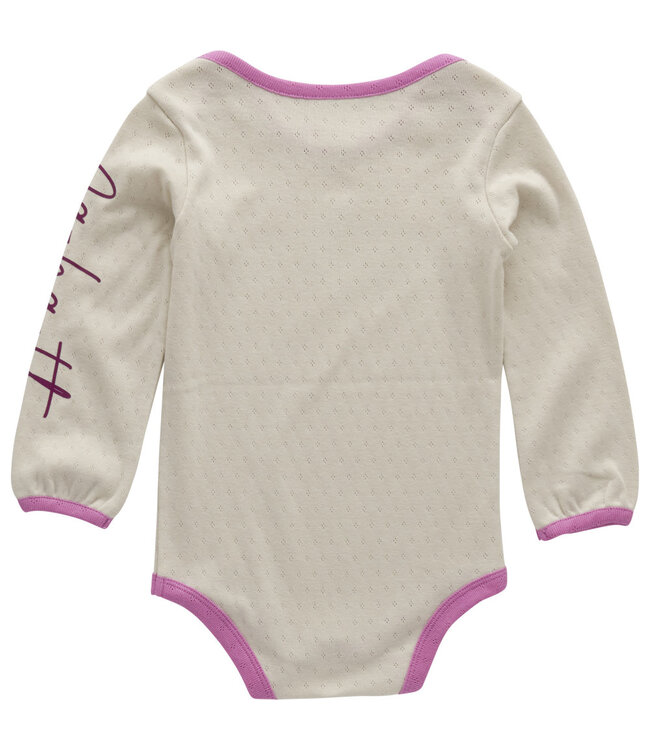 Carhartt Girl's Infant Long-Sleeve Vintage Truck Bodysuit CA7158