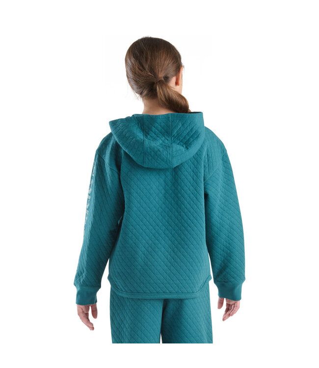 Carhartt Girl's Long-Sleeve Quilted Jersey Half Zip Sweatshirt CA7132