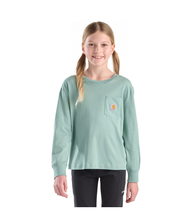 Carhartt Girl's Long-Sleeve Graphic Pocket T-Shirt CA7147