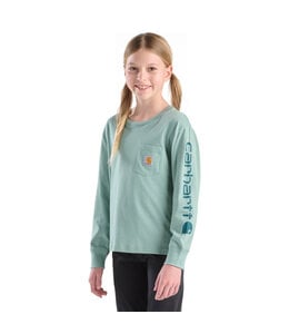 Carhartt Girl's Long-Sleeve Graphic Pocket T-Shirt CA7147