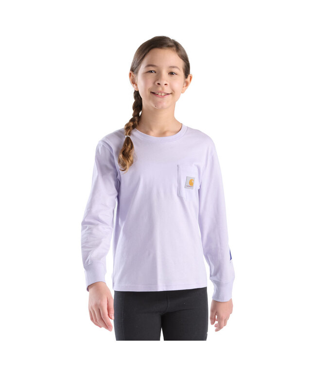 Carhartt Girl's Long-Sleeve Graphic Pocket T-Shirt CA7147