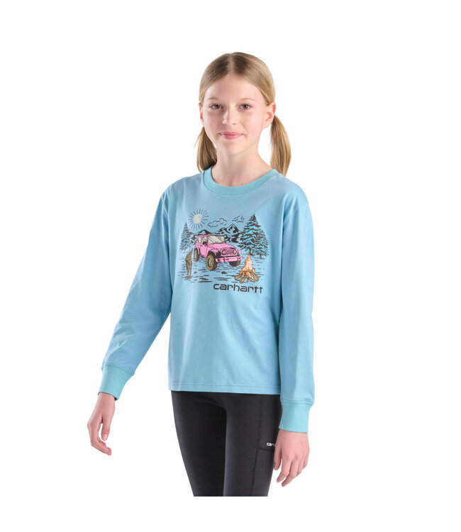 Carhartt Girl's Long-Sleeve Campsite T-Shirt CA7165