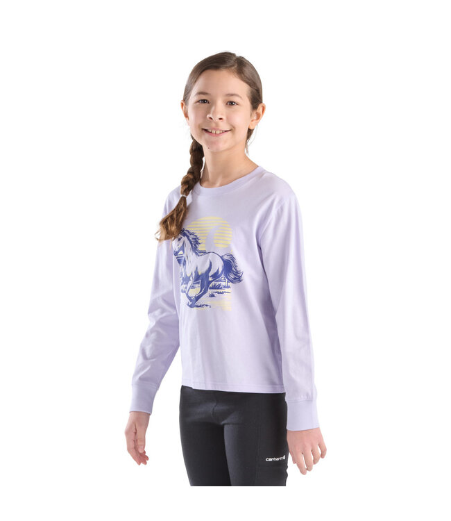 Carhartt Girl's Long-Sleeve Run Wild T-Shirt CA7146