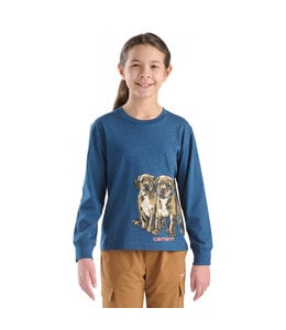 Carhartt Girl's Long-Sleeve Puppies T-Shirt CA7141