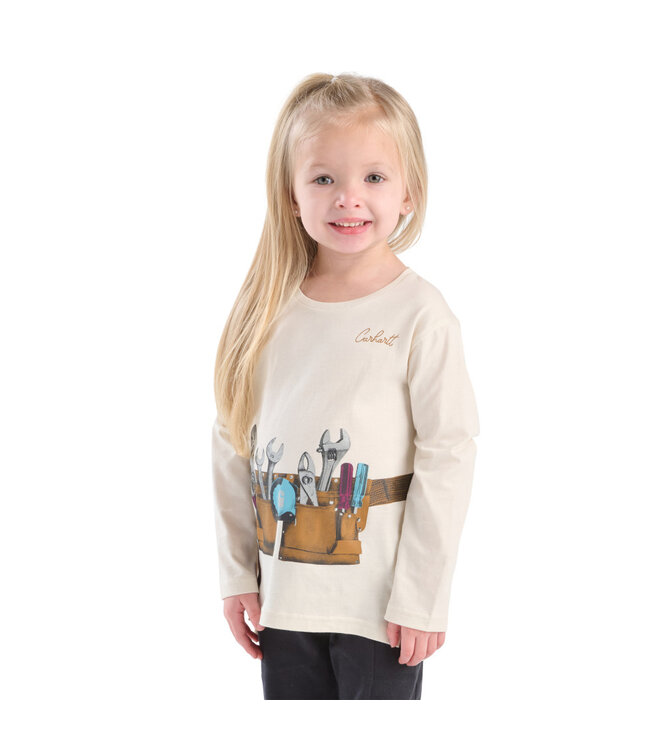 Carhartt Girl's Long-Sleeve Toolbelt T-Shirt CA7136