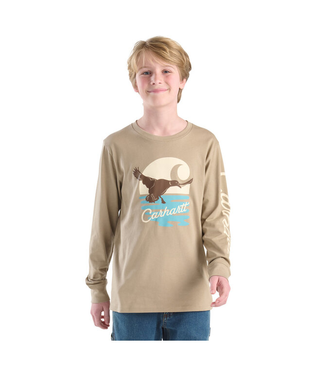 Carhartt Boy's Long-Sleeve Duck C T-Shirt CA6754
