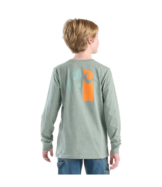 Carhartt Boy's Long-Sleeve Deer C Pocket T-Shirt CA6758