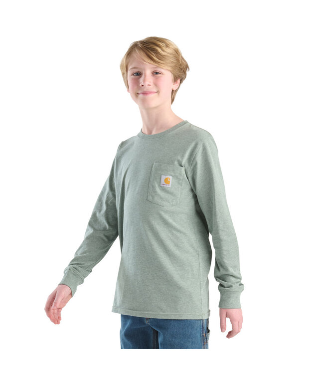 Carhartt Boy's Long-Sleeve Deer C Pocket T-Shirt CA6758