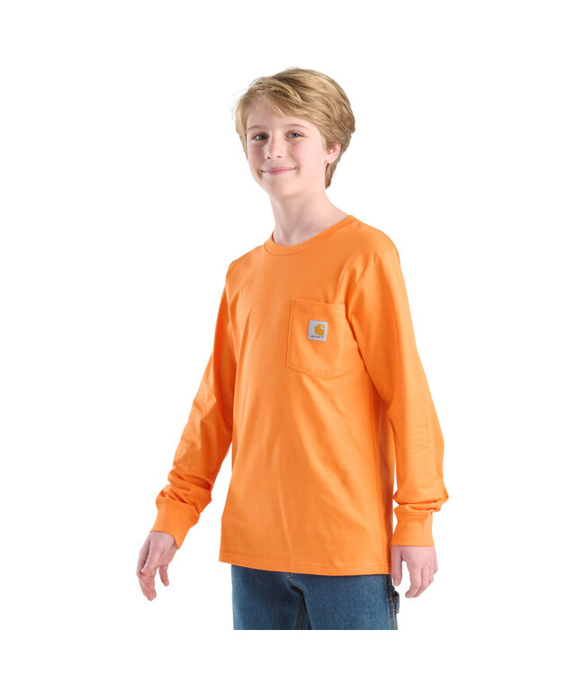 Carhartt Boy's Long-Sleeve Dog Pocket T-Shirt CA6763