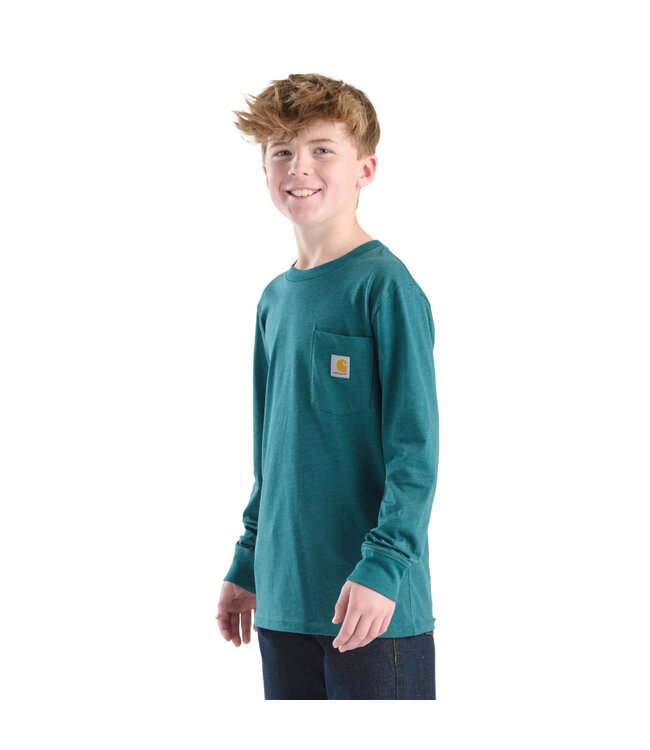 Carhartt Boy's Long-Sleeve Outdoor Pocket T-Shirt CA6761