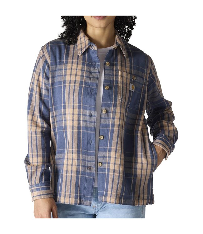 Carhartt Women's Tencil Fiber Series Loose Fit Twill Plaid Shirt 107136