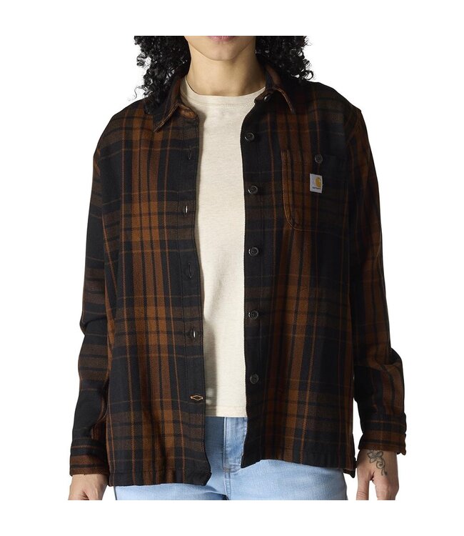 Carhartt Women's Tencil Fiber Series Loose Fit Twill Plaid Shirt 107136